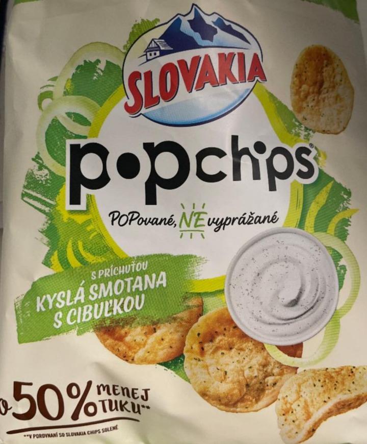 Fotografie - Popchips S příchutí kysaná smetana s cibulkou Slovakia