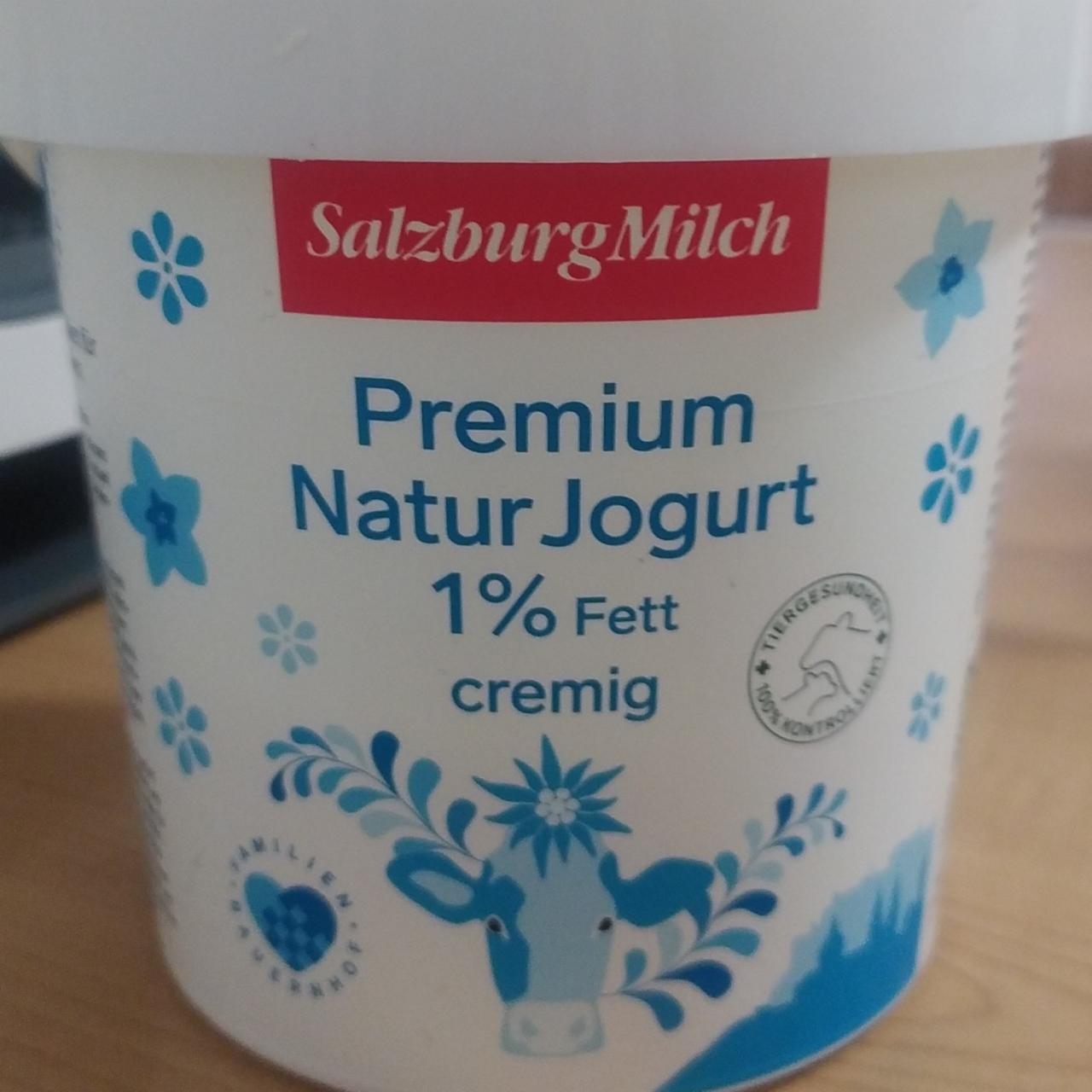 Fotografie - Premium Natur Jogurt 1% Fett cremig SalzburgMilch