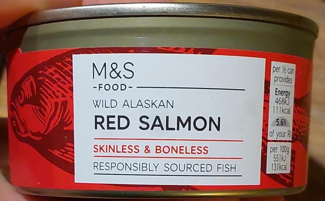 Fotografie - Wild Alaskan Red Salmon M&S Food