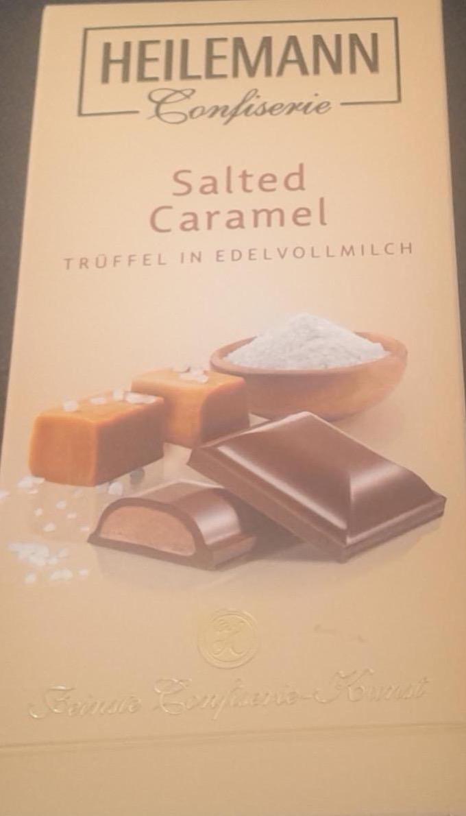 Fotografie - Mléčná čokoláda salted caramel Heilemann