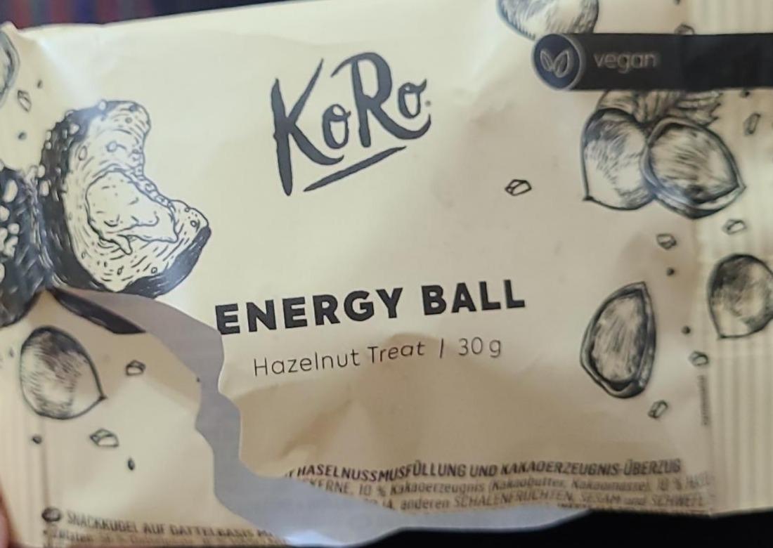 Fotografie - Energy Ball Hazelnut Treat KoRo