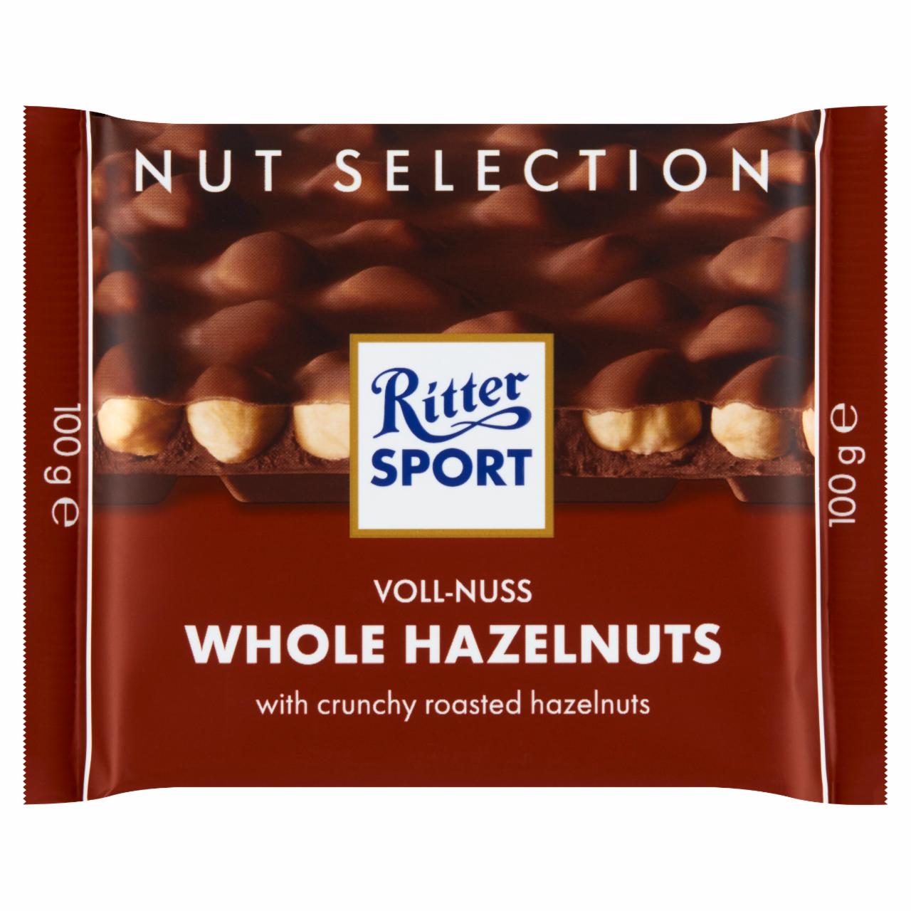 Fotografie - mléčná čokoláda s lískovými ořechy Voll-Nuss Ritter Sport