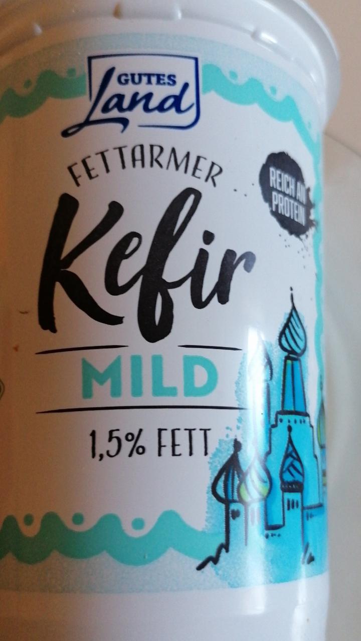 Fotografie - Fettarmer Kefir mild 1,5% Fett Gutes Land