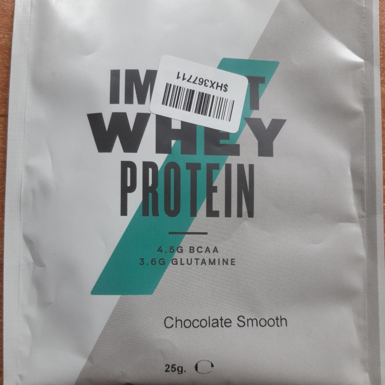 Fotografie - Impact Whey Protein Chocolate smooth Myprotein
