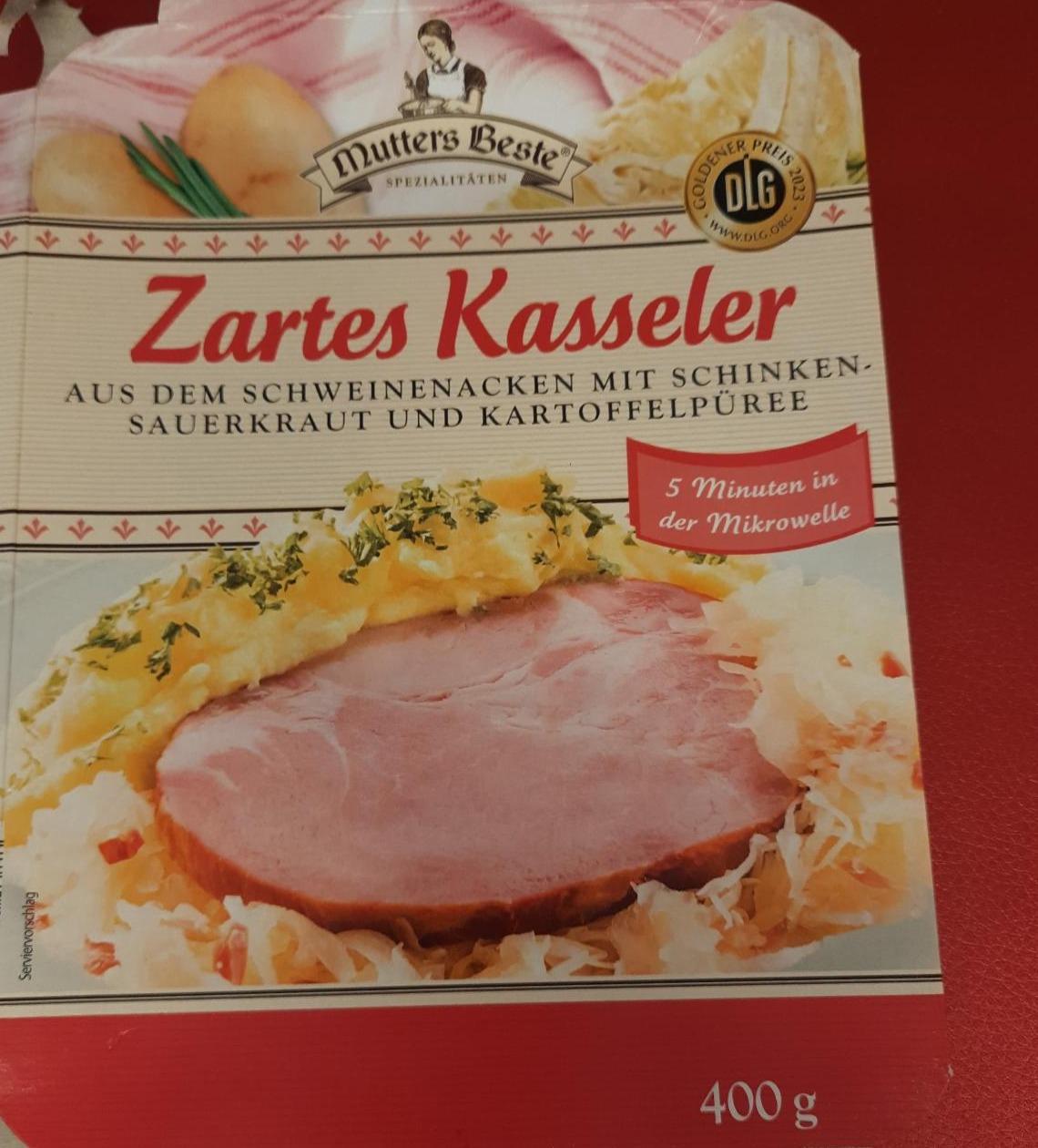 Fotografie - Zartes Kasseler mit Schinken-Sauerkraut und Kartoffelpüree Mutters Beste