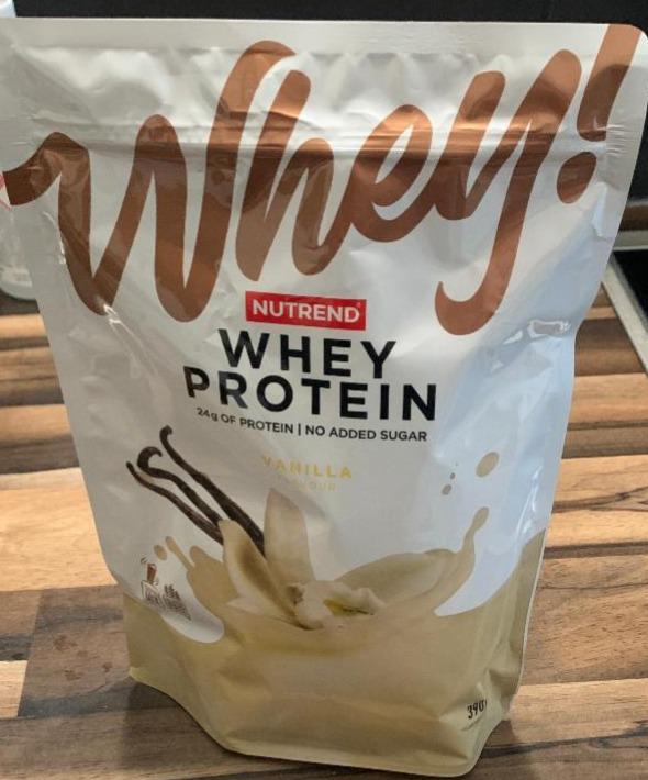 Fotografie - Whey Protein Vanilla flavour Nutrend