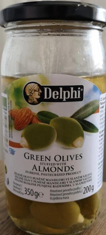 Fotografie - Green Olives stuffed with Almonds Delphi