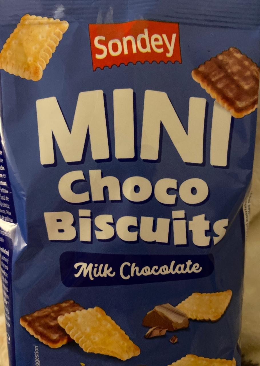 Fotografie - Choco Minis Crunchy biscuits with milk chocolate Sondey