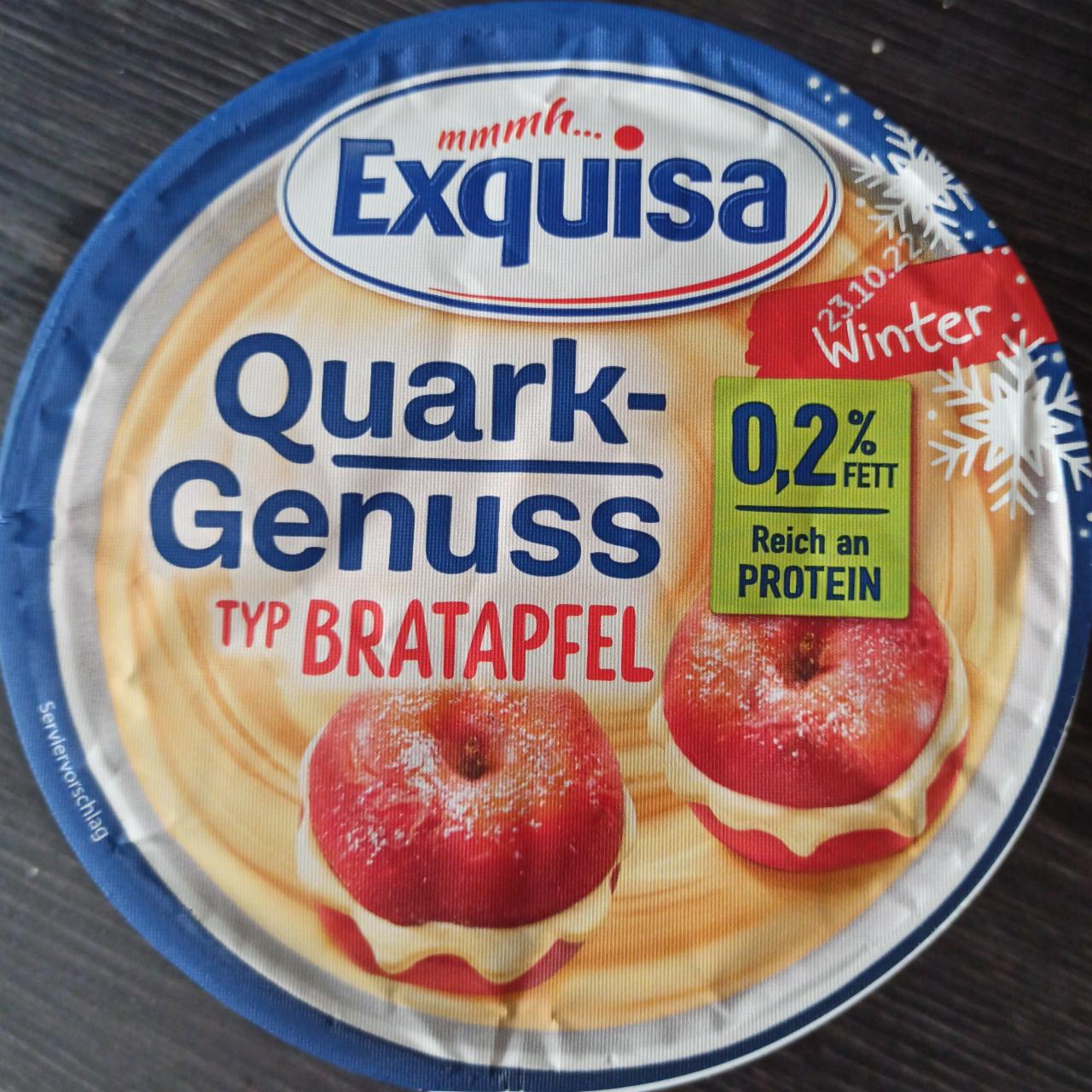 Fotografie - Exquisa Quark Genuss Bratapfel