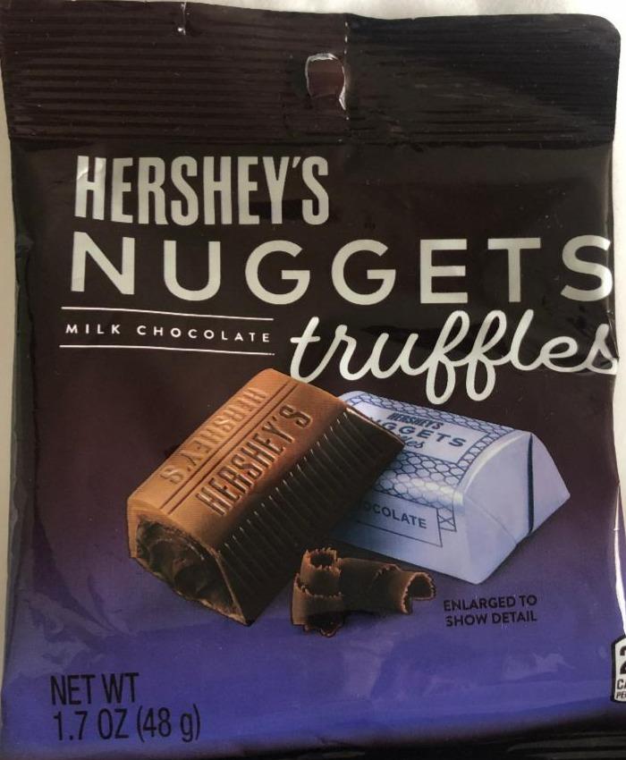 Fotografie - Nuggets Truffles Milk Chocolate Hershey's