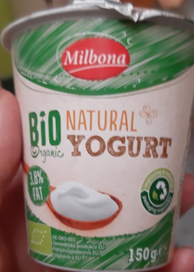 Fotografie - Bio Organic Natural Yogurt 3,8% fat Milbona