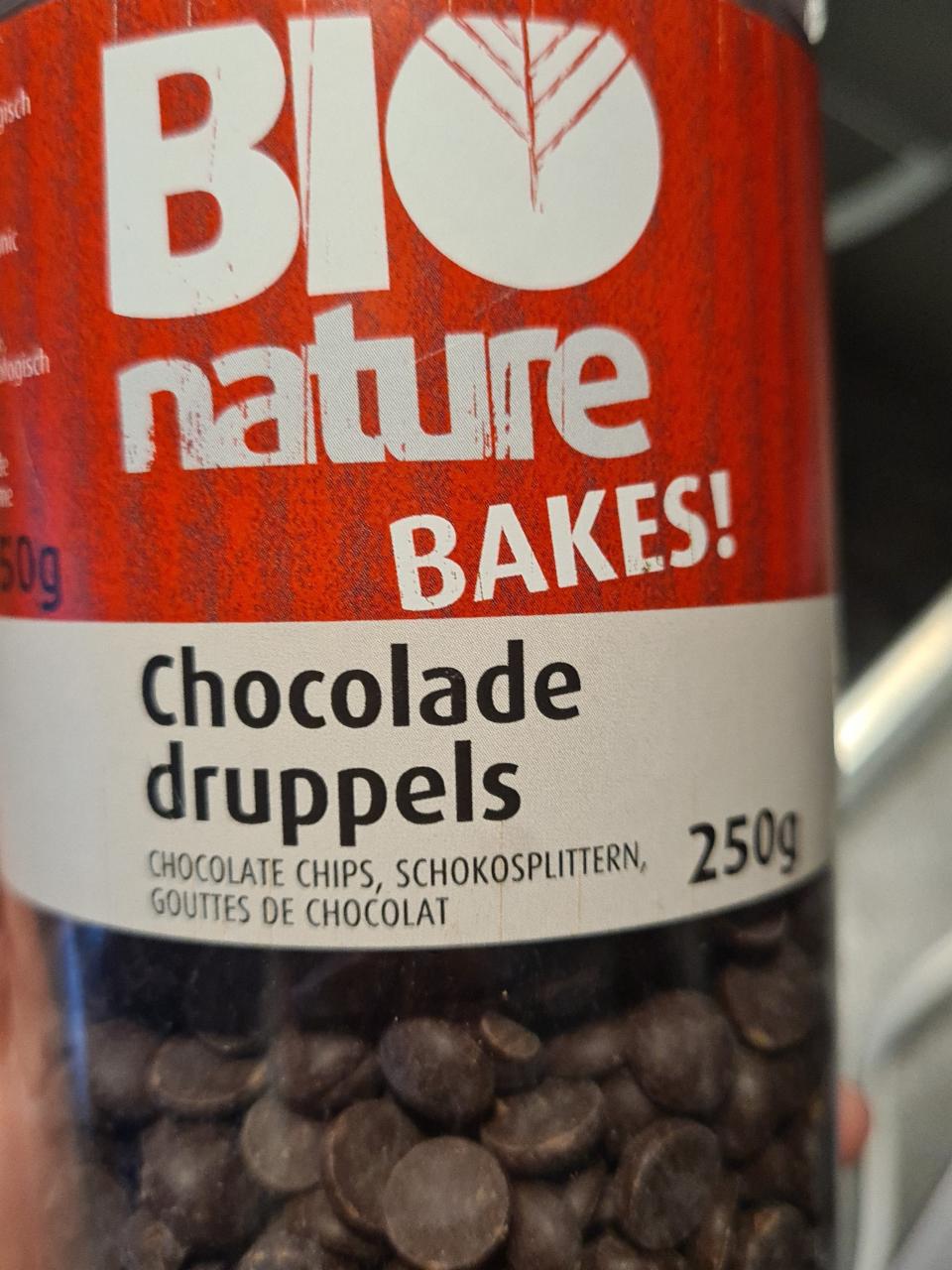 Fotografie - Bio nature chocolade druppels 