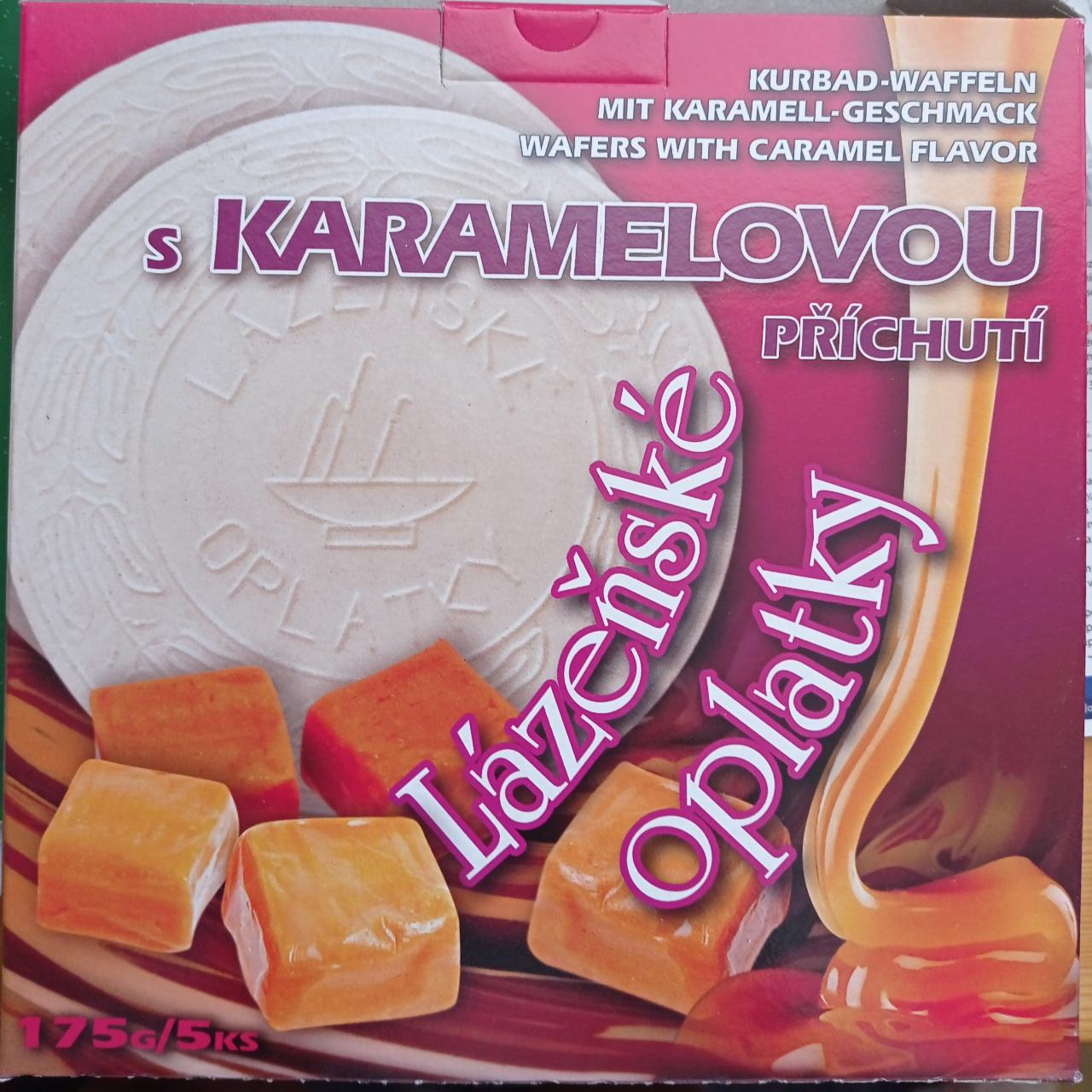 Fotografie - Lázeňské oplatky s karamelovou příchutí