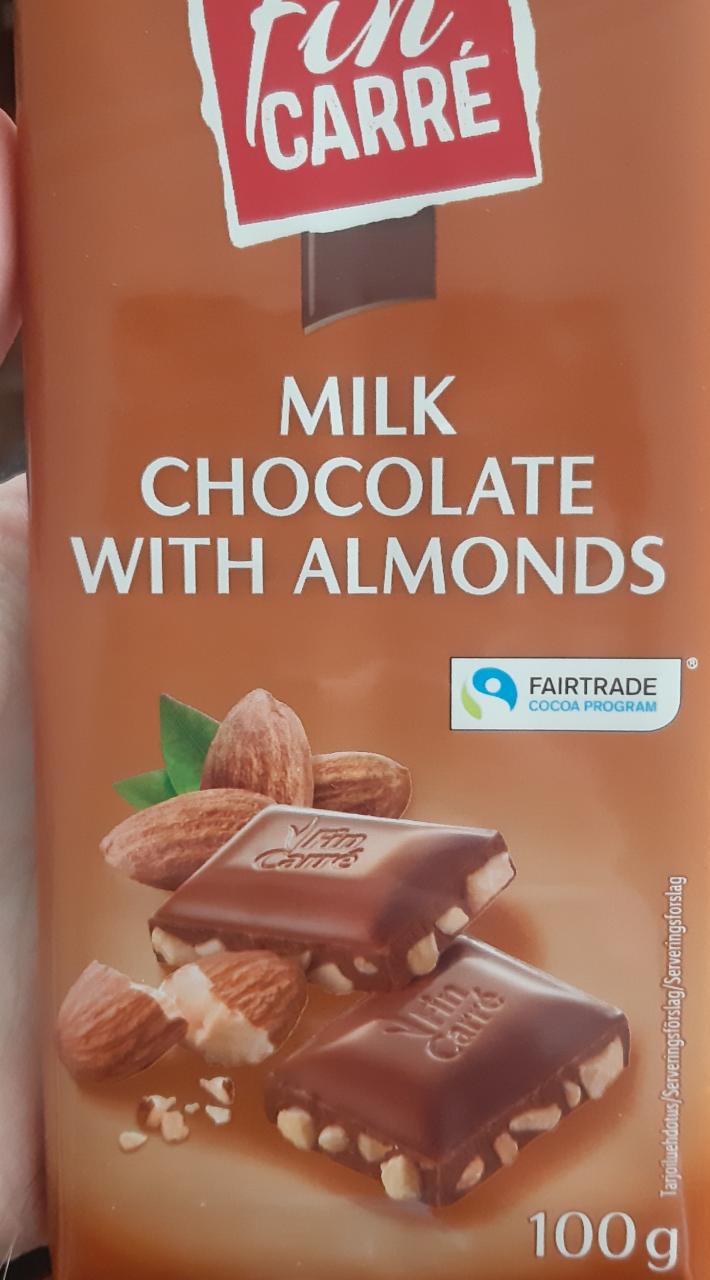 Fotografie - Fin Carré Milk chocolate with almonds