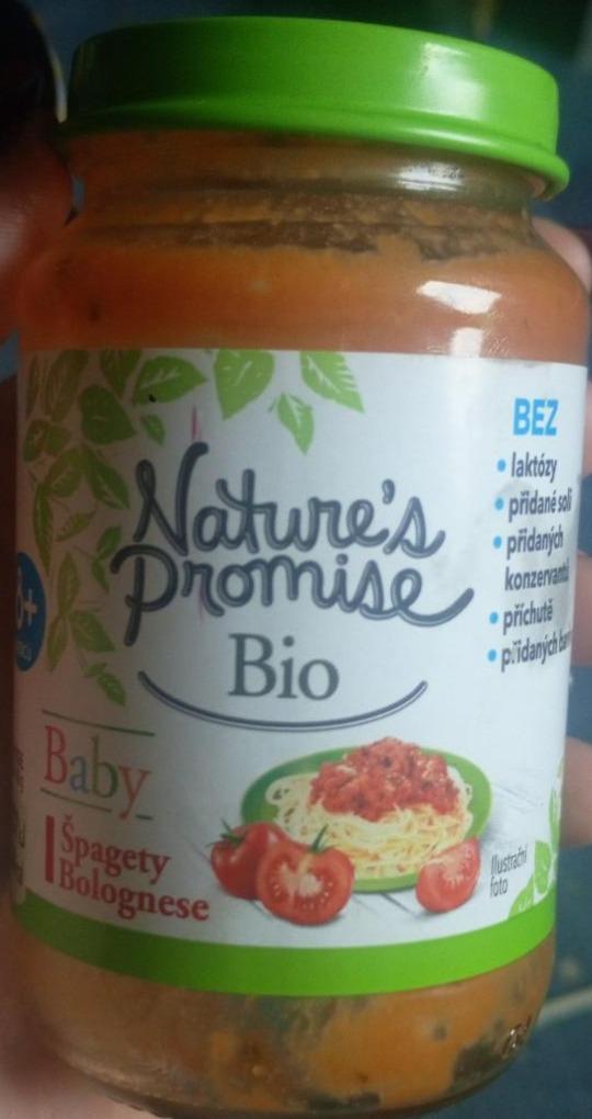 Fotografie - Bio Baby Špagety Bolognese Nature's Promise