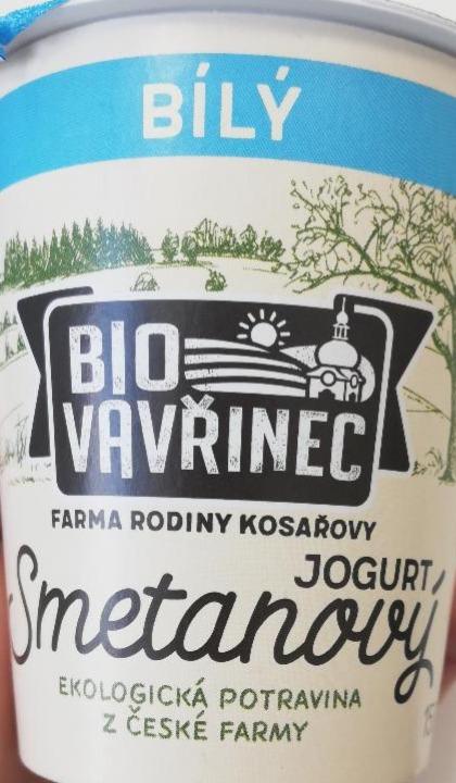 Fotografie - Bílý jogurt smetanový Bio Vavřinec
