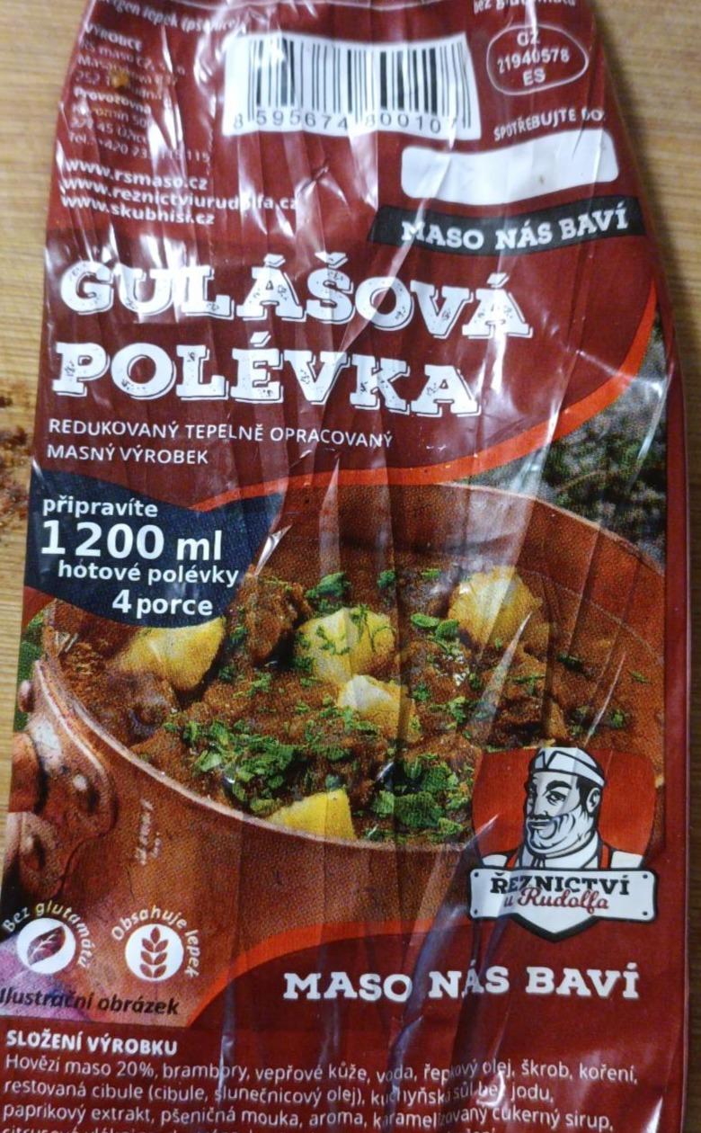 Fotografie - Gulášová polévka RS maso