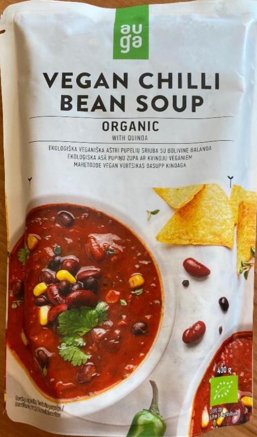 Fotografie - Organic Vegan Chilli Bean Soup Auga