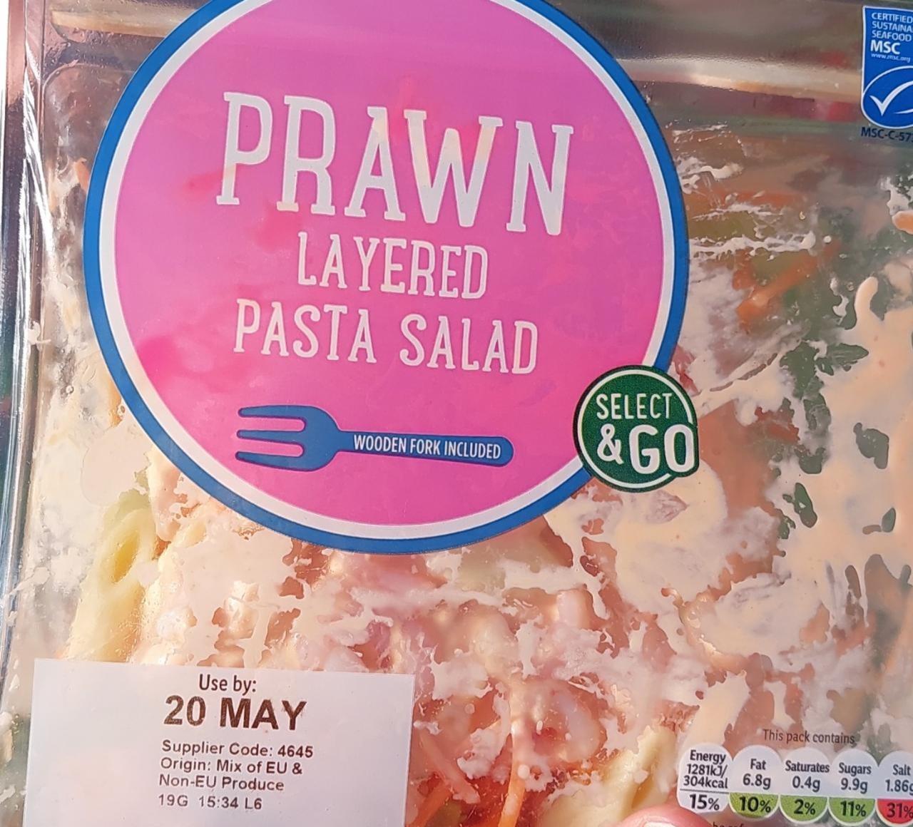 Fotografie - Prawn Layered Pasta Salad Select&Go