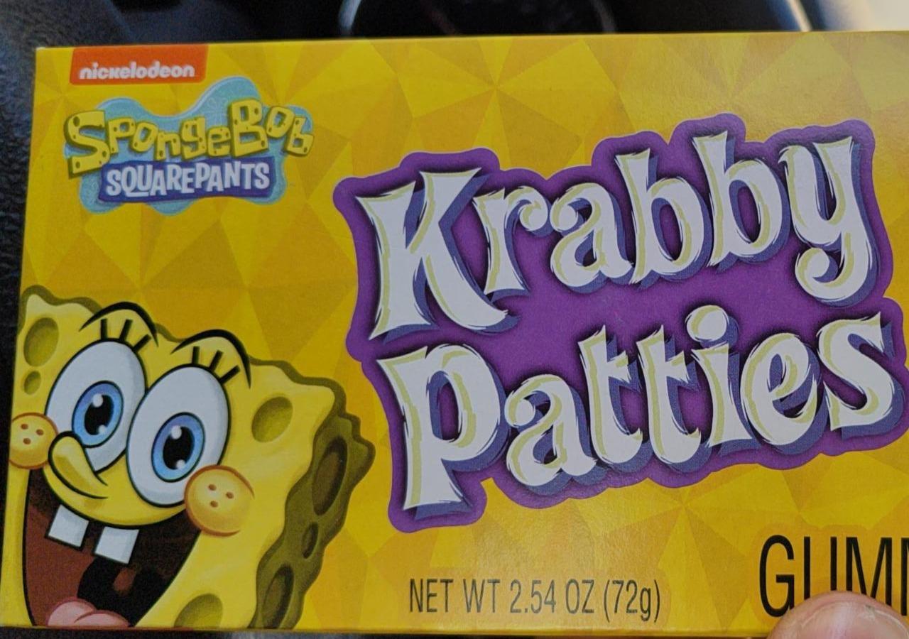Fotografie - Sponge Bob Square Pants Krabby Patties Gummy Nickelodeon