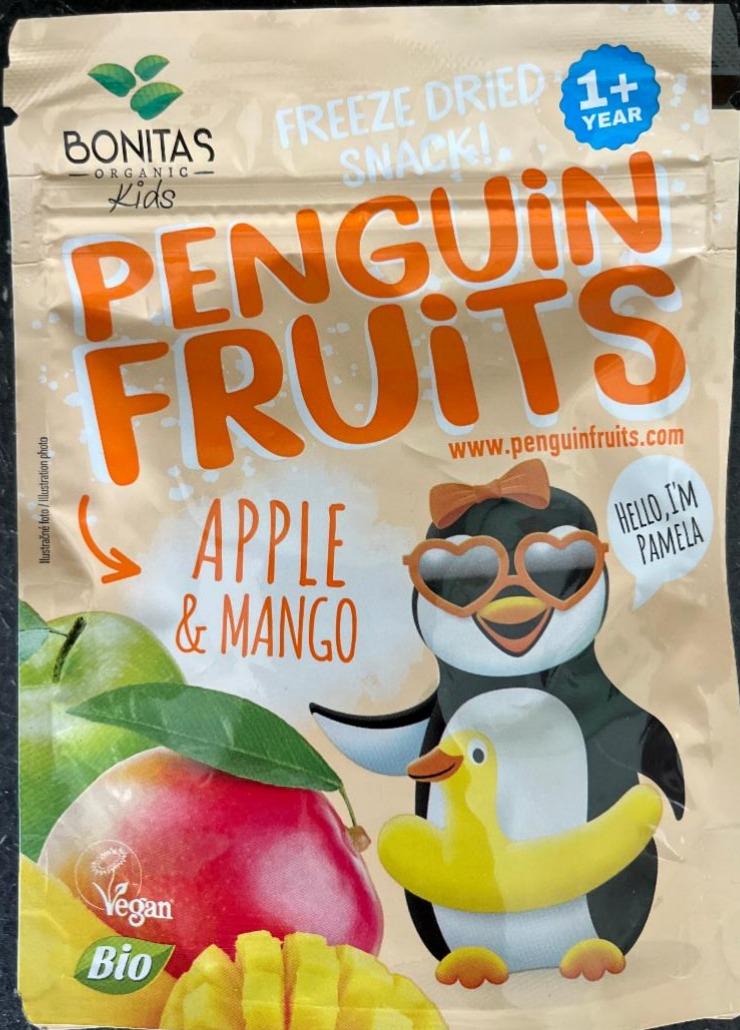 Fotografie - Penguin Fruits Apple & Mango Bonitas organic
