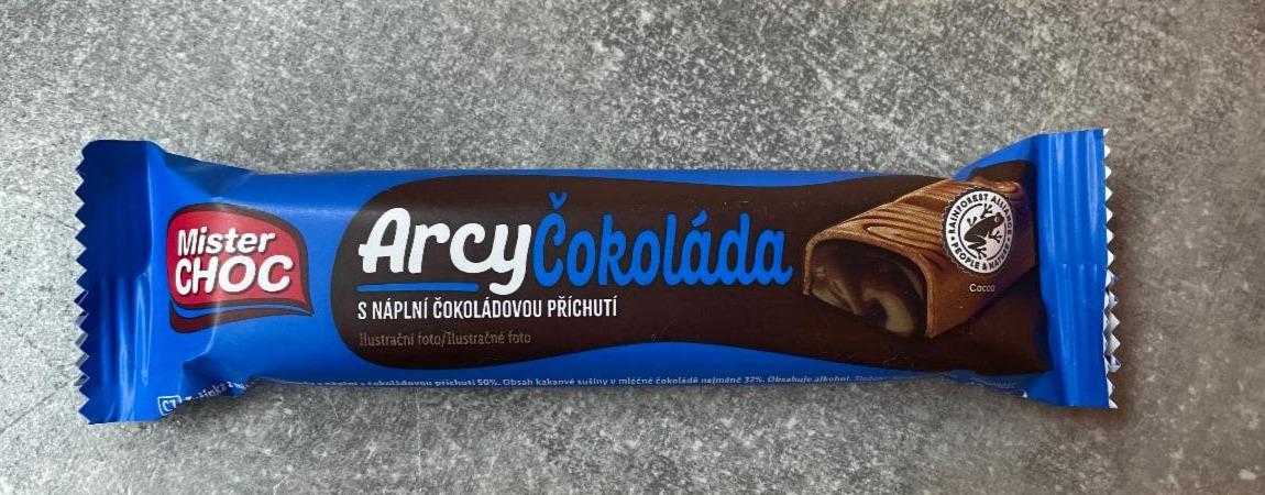 Fotografie - Arcy čokoláda s náplní čokoládovou příchutí Minster Choc