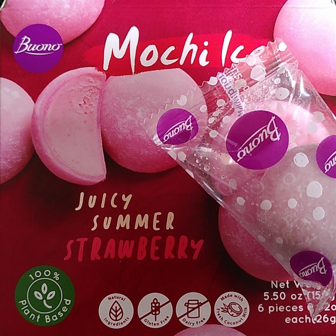 Fotografie - Mochi Ice Juicy Summer Strawberry Buono