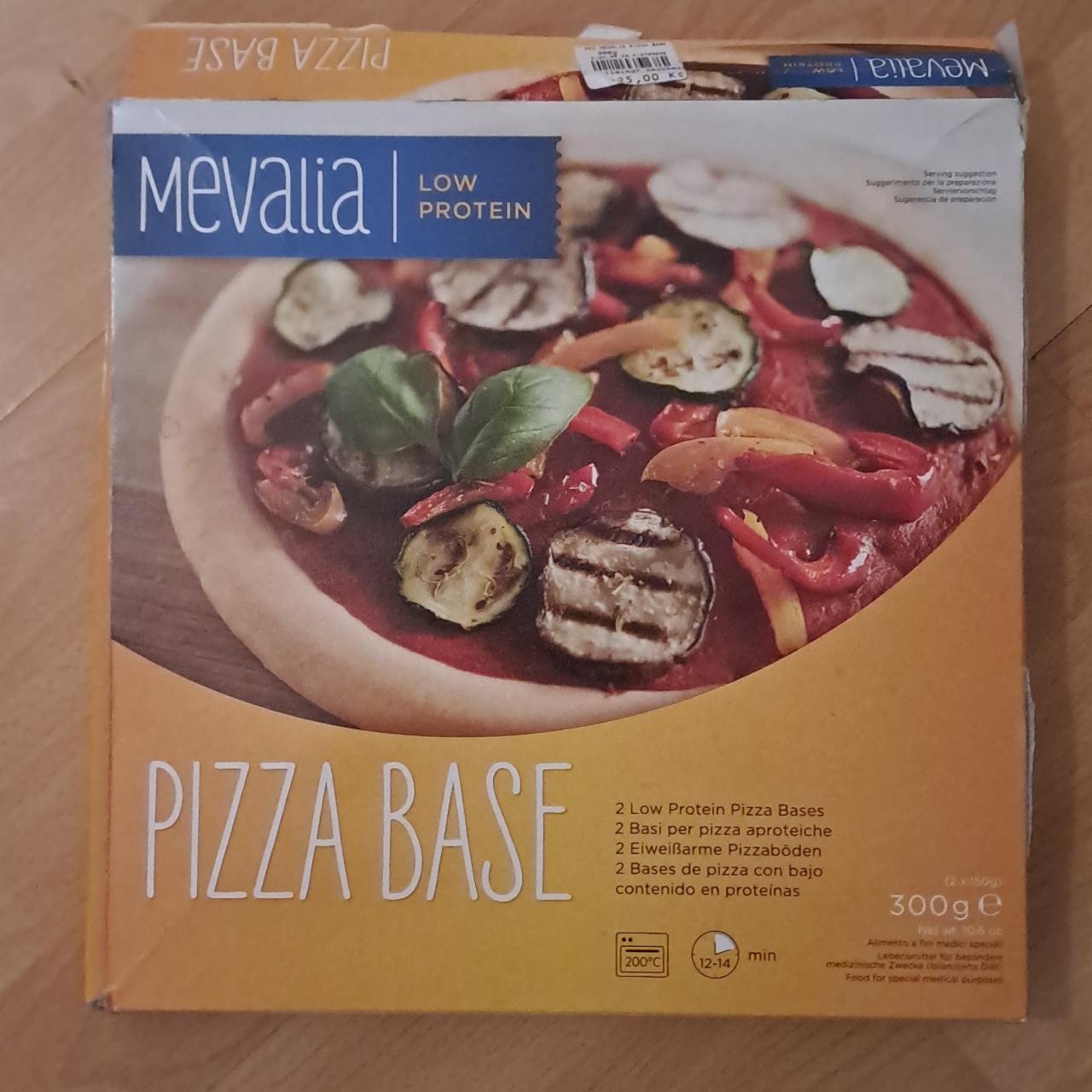 Fotografie - pizza base low protein Mevalia