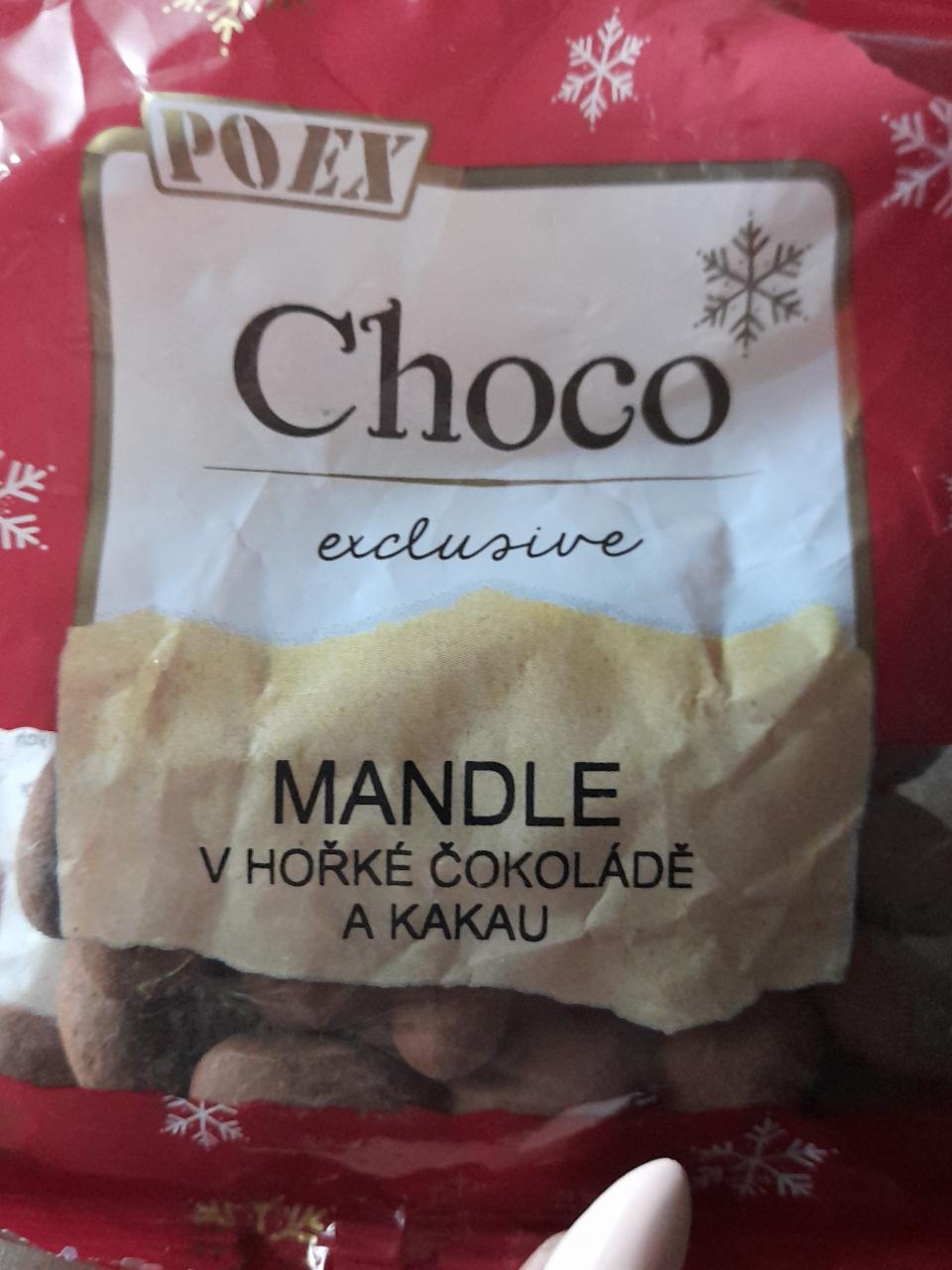 Fotografie - Mandle v hořké čokoládě a kakau Poex