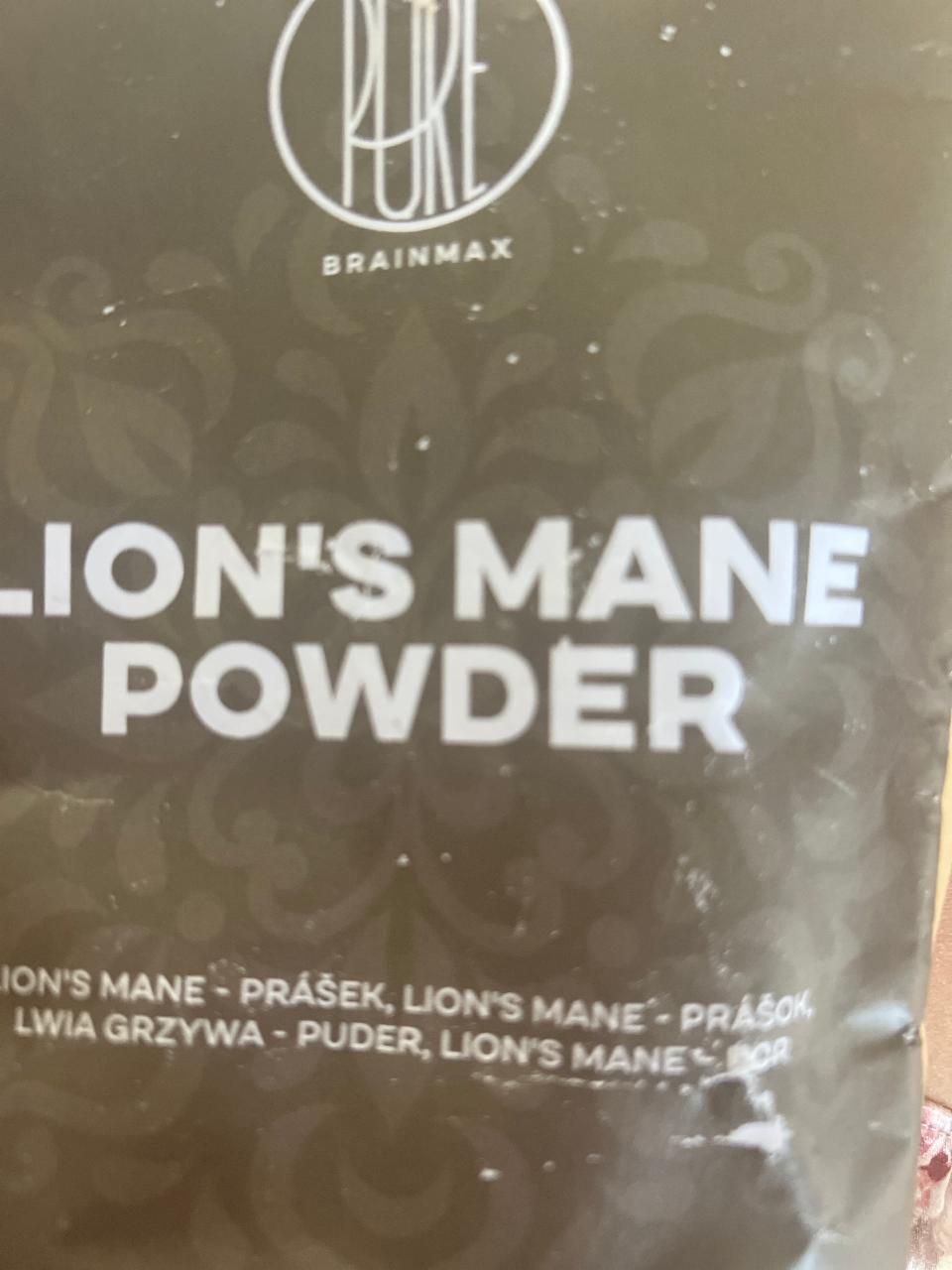 Fotografie - Pure Lion's Mane Powder BrainMax