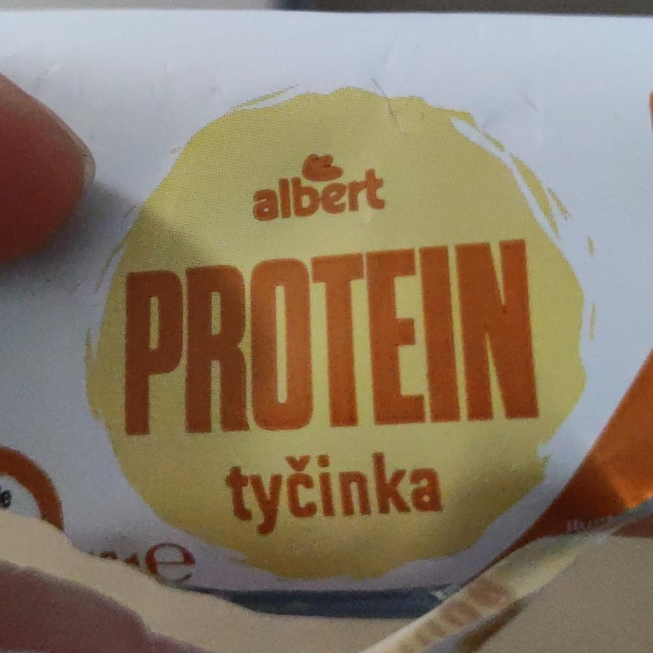 Fotografie - Protein tyčinka s křupinkami a náplní s vanilkovou příchutí Albert
