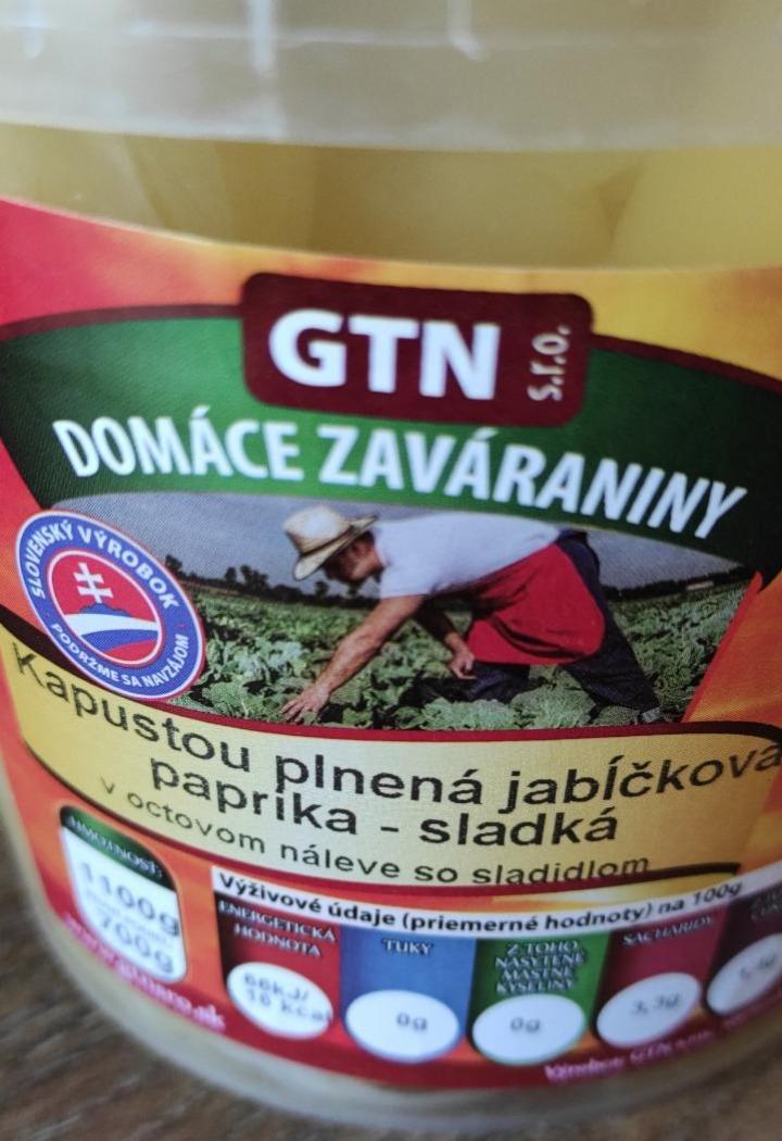Fotografie - Kapustou plněná jablčková paprika sladká GTN s.r.o.