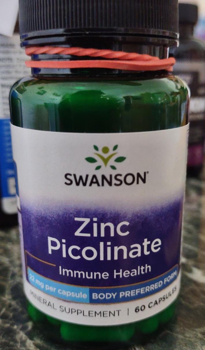 Fotografie - Zinc Picolinate Body Preferred Form 22mg Swanson