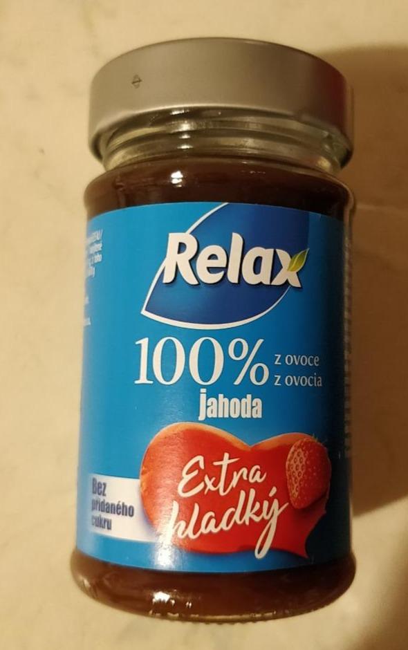 Fotografie - 100% z ovoce jahoda Extra hladký + Vitamín C Relax