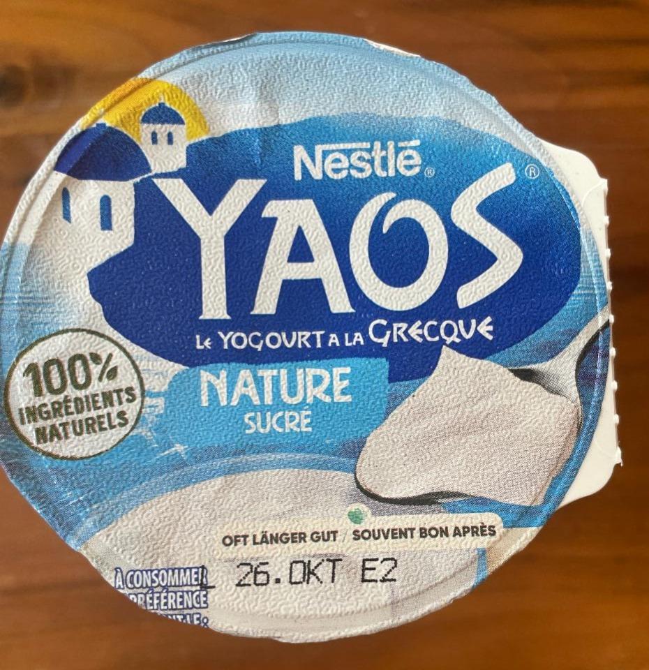 Fotografie - Yaos Le Yaourts à la Grecque Nature sucré Nestlé