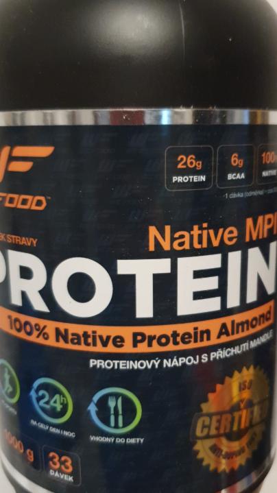 Fotografie - 100% Native MPI Protein Almond WeFood