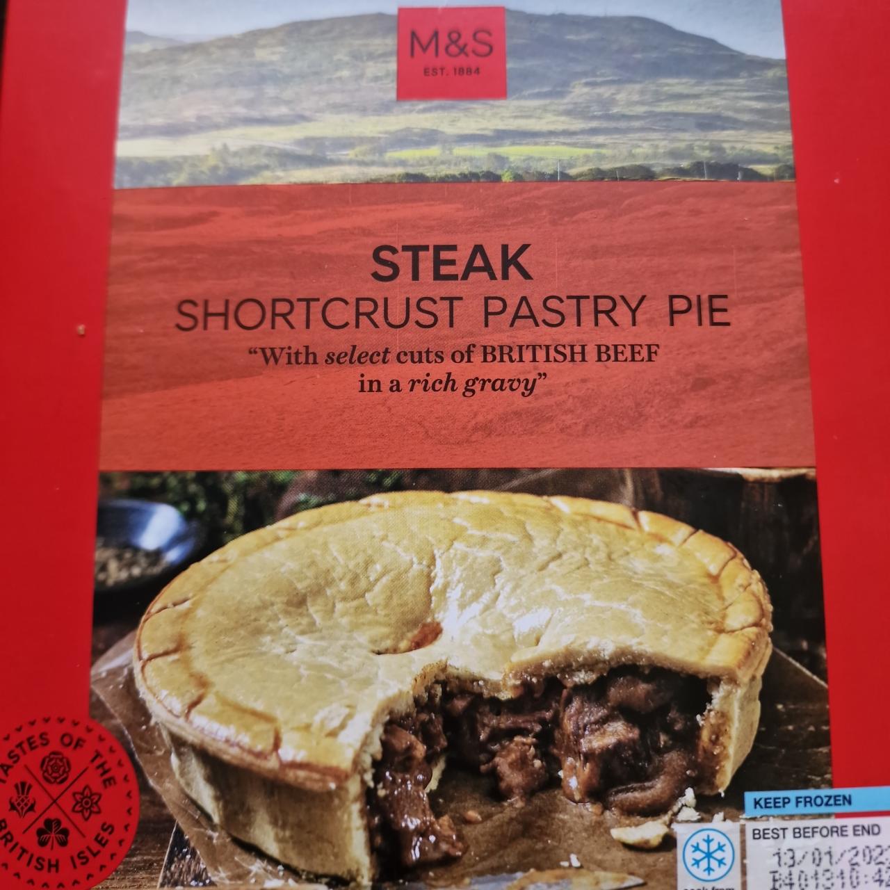 Fotografie - Shortcrust pastry pie STEAK M&S