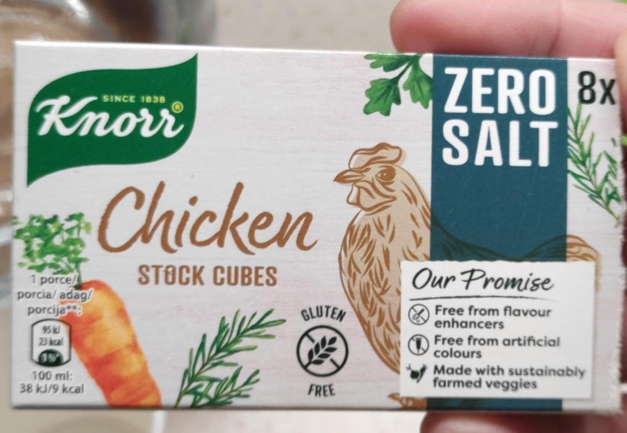 Fotografie - Chicken stock cubes zero salt Knorr