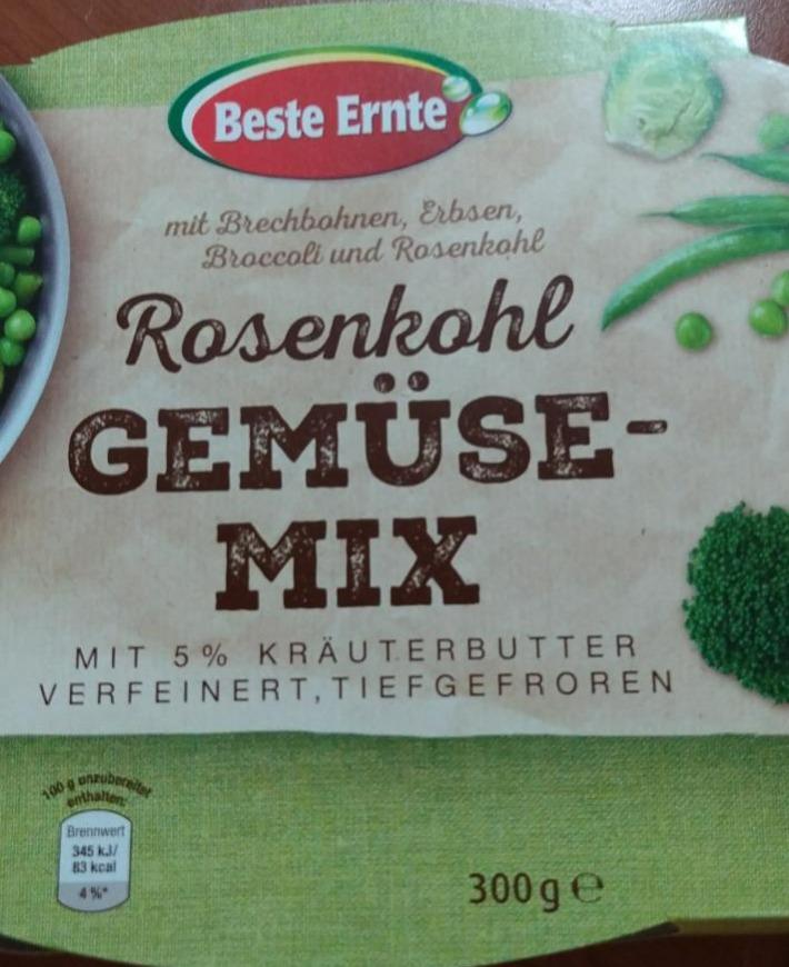 Fotografie - Rosenkohl Gemüse mix Beste Ernte