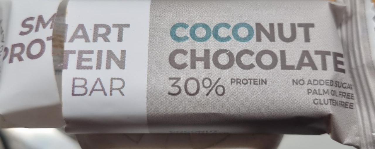 Fotografie - Smart protein bar Coconut chocolate 30% protein Nutriadapt