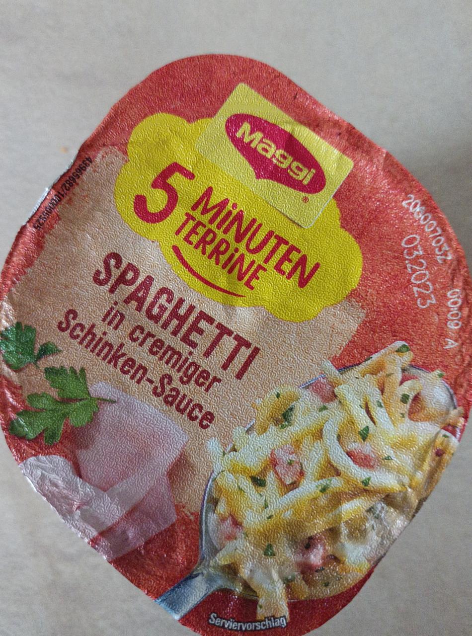 Fotografie - 5 Minuten Terrine Spaghetti in cremiger Schinken-Sauce Maggi