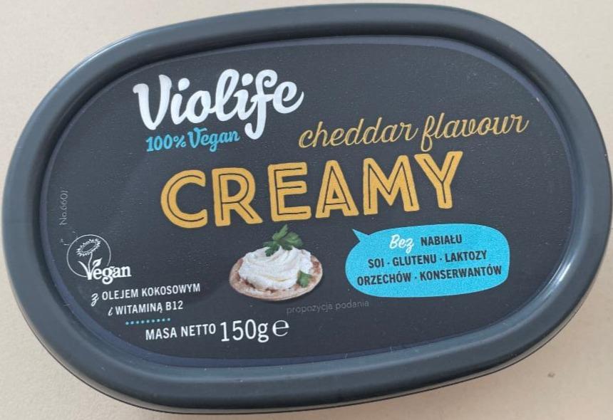 Fotografie - 100% Vegan cheddar flavour creamy Violife