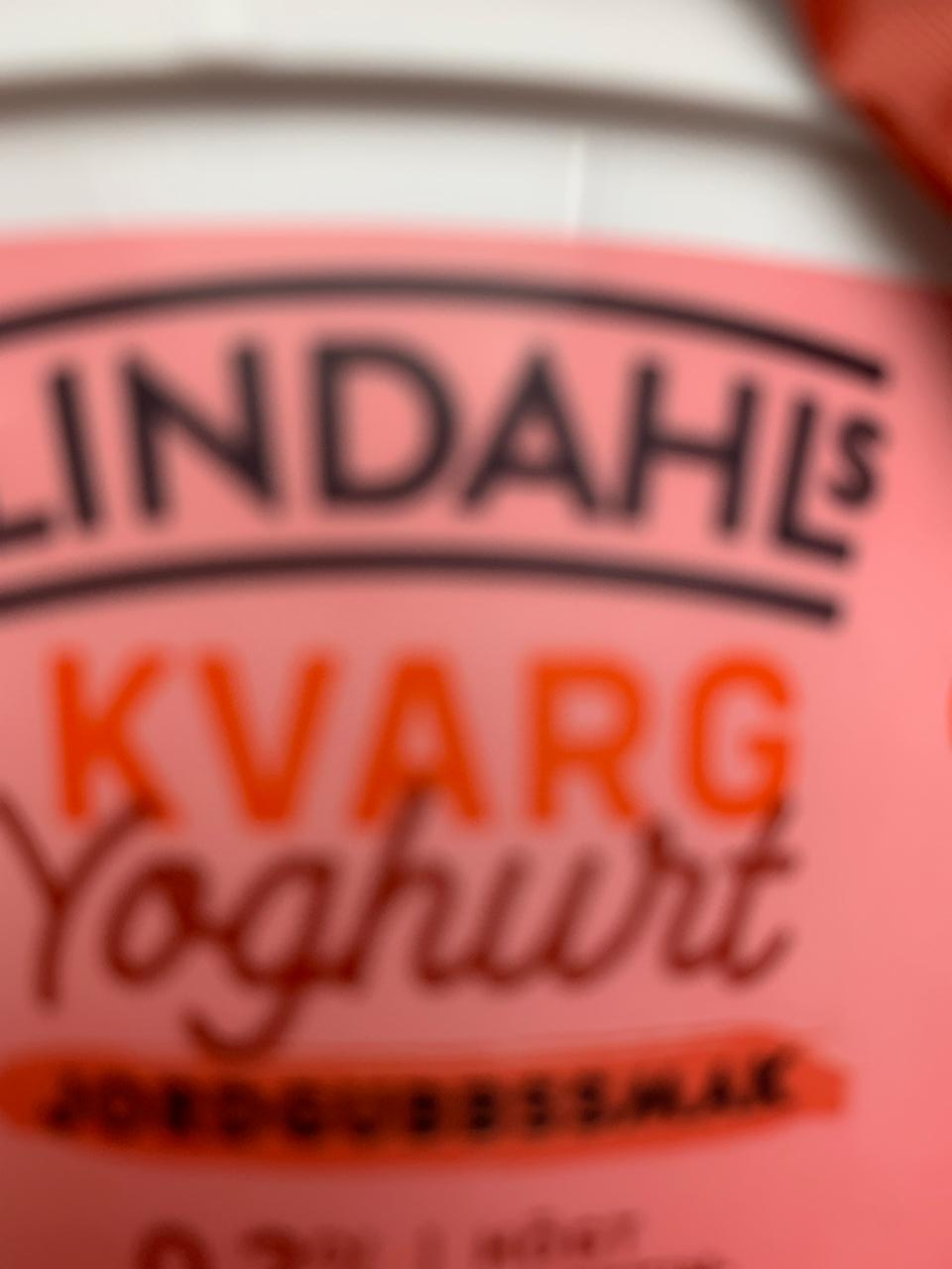 Fotografie - Kvarg Yoghurt Jordgubb 0,2% Lindahls
