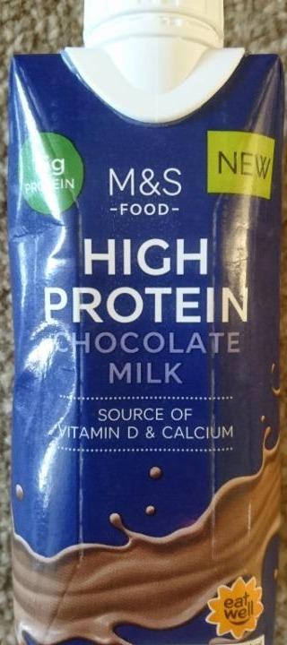 Fotografie - High Protein Chocolate milk M&S Food