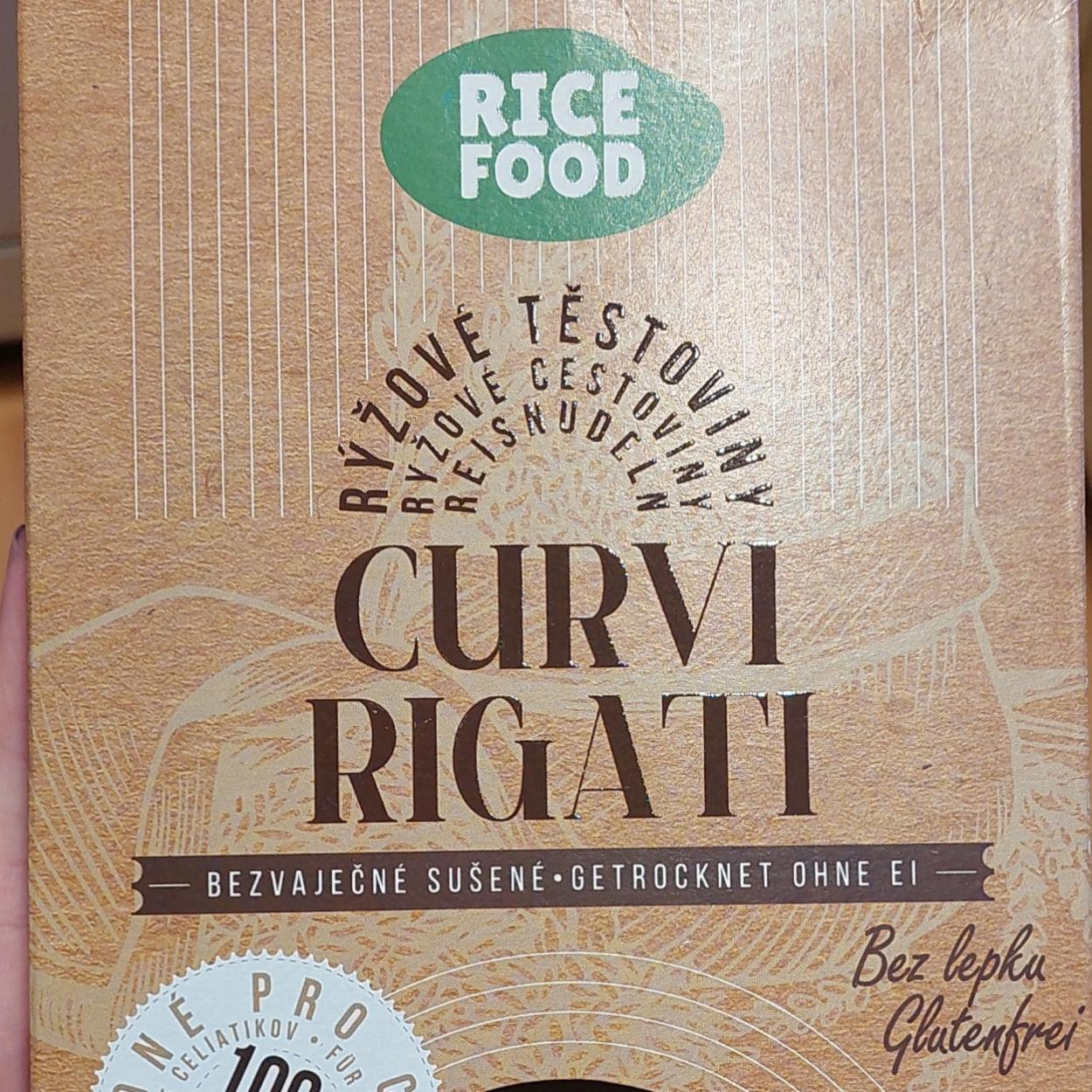 Fotografie - Rýžové těstoviny Curvi Rigati Rice food