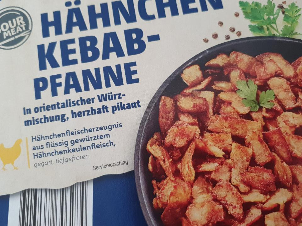 Fotografie - Hähnchen Kebab-Pfanne