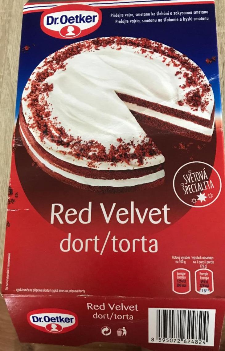 Fotografie - Dort Red Velvet hotový Dr.Oetker