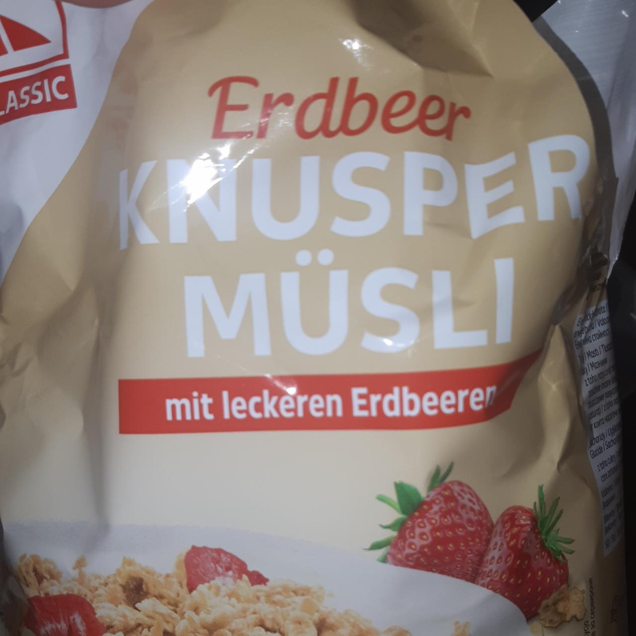 Fotografie - Erdbeer Knusper Müsli K-Classic