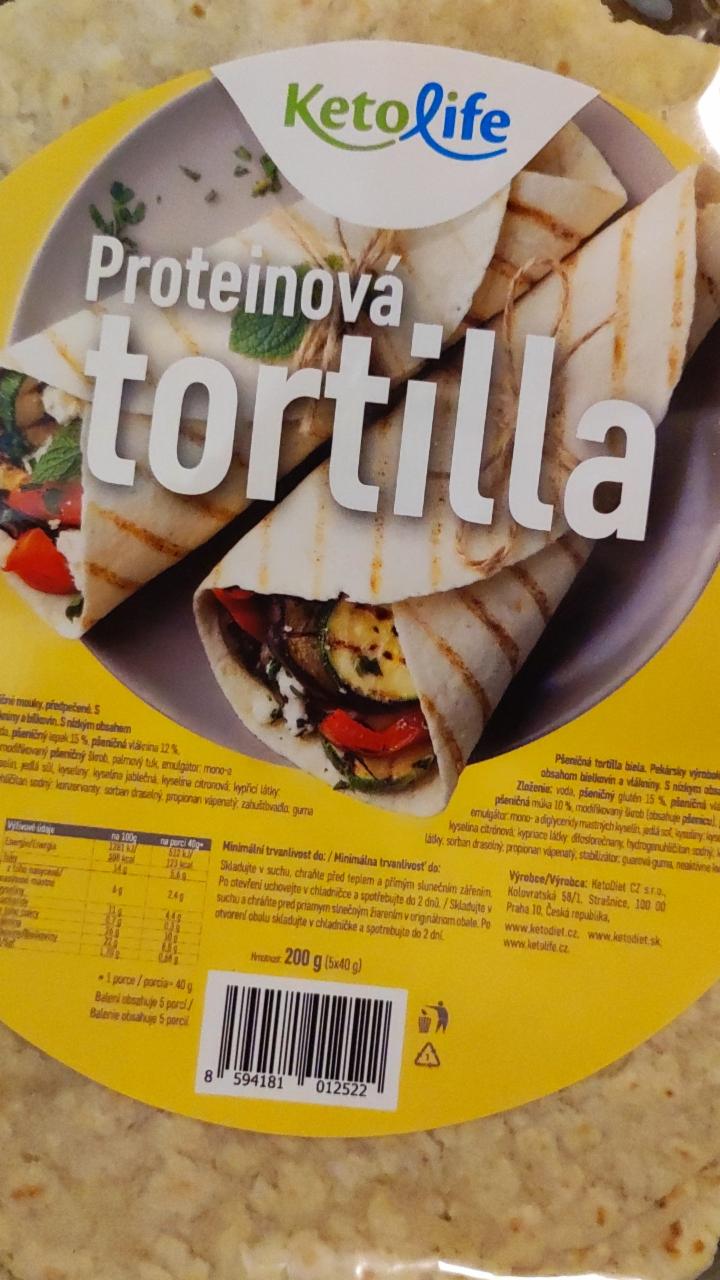Fotografie - Proteinová tortilla Ketolife