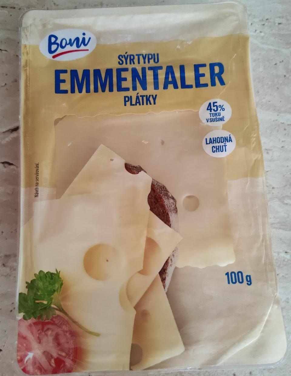 Fotografie - Sýr typu Emmentaler plátky Boni